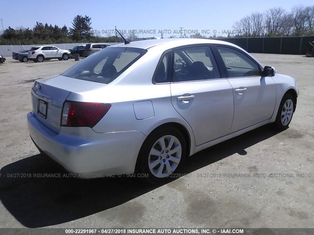 JF1GE61689H518657 - 2009 SUBARU IMPREZA 2.5I SILVER photo 4