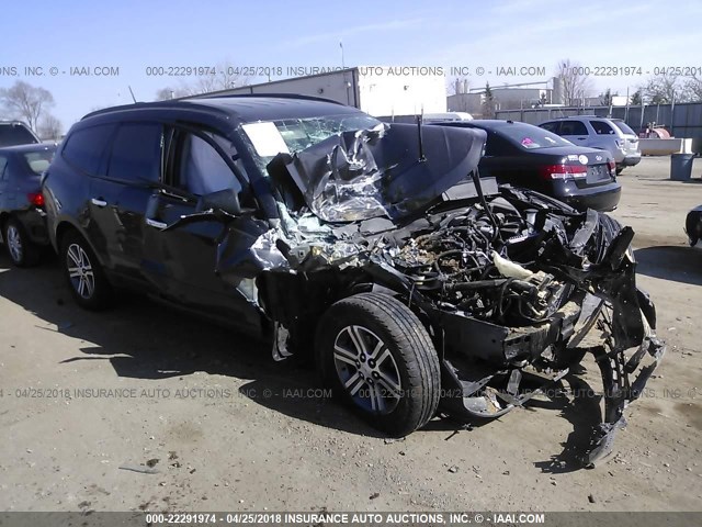 1GNKRFKD2HJ148567 - 2017 CHEVROLET TRAVERSE LS GRAY photo 1