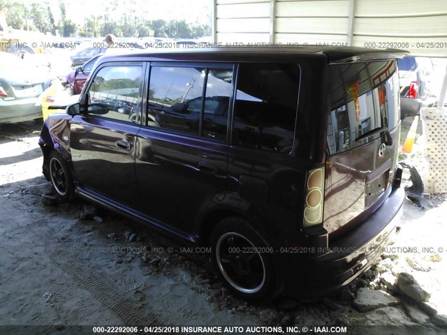 JTLKT324050172848 - 2005 TOYOTA SCION XB წითელი ფოტო 3