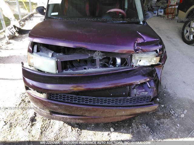 JTLKT324050172848 - 2005 TOYOTA SCION XB წითელი ფოტო 6