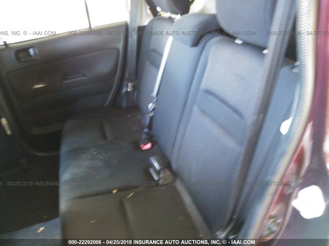 JTLKT324050172848 - 2005 TOYOTA SCION XB წითელი ფოტო 8