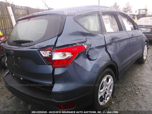 1FMCU0F7XJUB05494 - 2018 FORD ESCAPE S BLUE photo 4