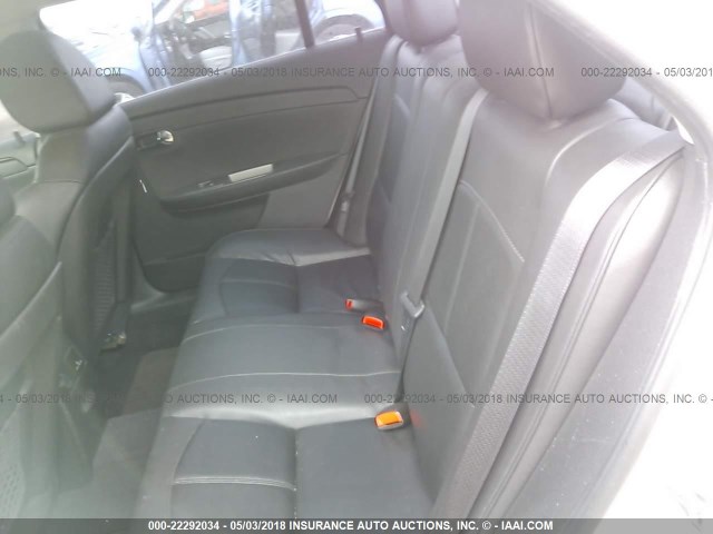 1G1ZE5E15BF306577 - 2011 CHEVROLET MALIBU LTZ WHITE photo 8