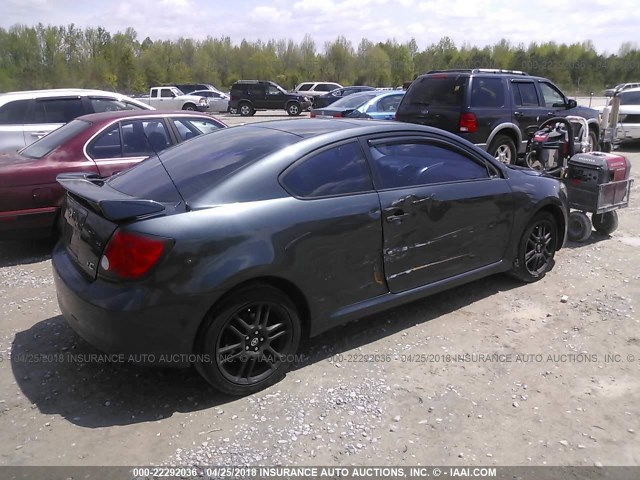 JTKDE177860128077 - 2006 TOYOTA SCION TC 灰色 照片 4