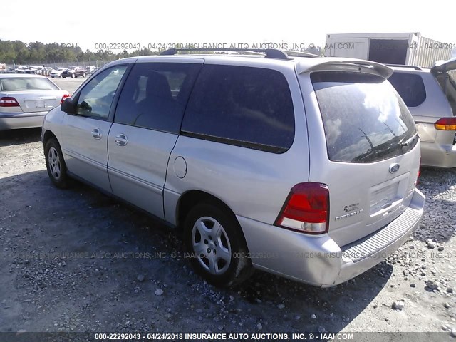 2FMDA51626BA35270 - 2006 FORD FREESTAR SE SILVER photo 3