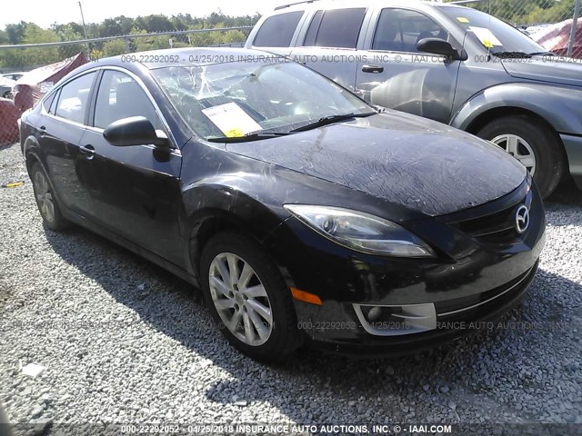 1YVHZ8DH6C5M25747 - 2012 MAZDA 6 I BLACK photo 1