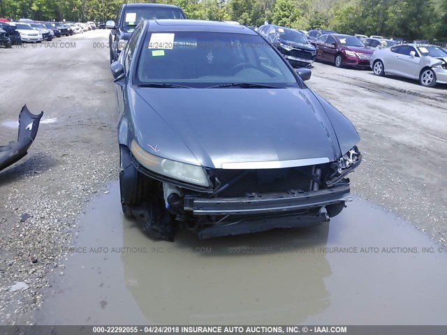 19UUA662X5A038073 - 2005 ACURA TL GRAY photo 6