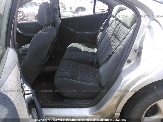 1G2WK52J31F227581 - 2001 PONTIAC GRAND PRIX SE 银色 照片 8