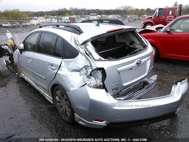 JF1GPAS63CH223260 - 2012 SUBARU IMPREZA SPORT LIMITED SILVER photo 3