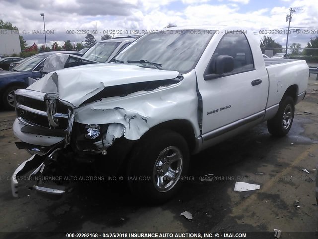 1D7HA16K05J513822 - 2005 DODGE RAM 1500 ST WHITE photo 2