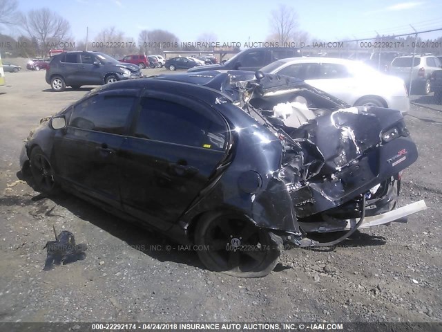 1HGFA15928L111648 - 2008 HONDA CIVIC EXL BLACK photo 3