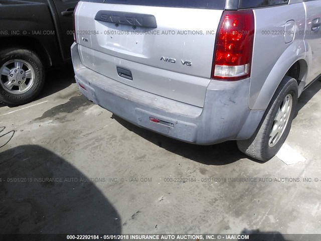 5GZCZ63B93S892744 - 2003 SATURN VUE GRAY photo 6