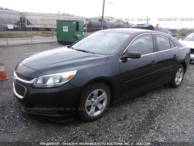 1G11B5SL3EF129592 - 2014 CHEVROLET MALIBU LS 黑色 照片 2