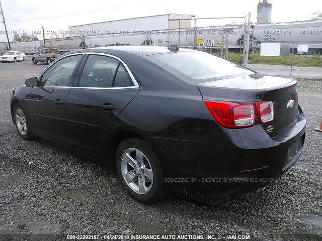 1G11B5SL3EF129592 - 2014 CHEVROLET MALIBU LS 黑色 照片 3
