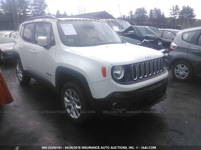 ZACCJBBB9HPG07072 - 2017 JEEP RENEGADE LATITUDE WHITE photo 1