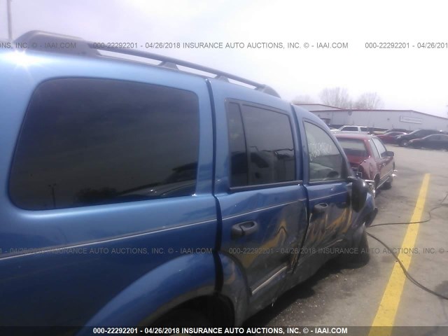 1D4HB58D14F214969 - 2004 DODGE DURANGO LIMITED Light Blue photo 6