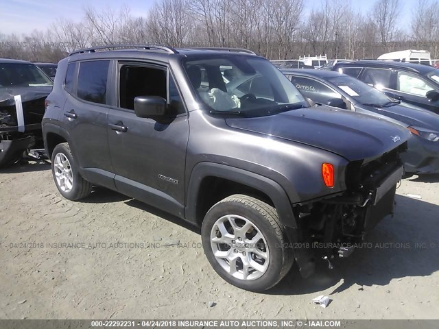 ZACCJBBT8GPD60747 - 2016 JEEP RENEGADE LATITUDE BROWN photo 1