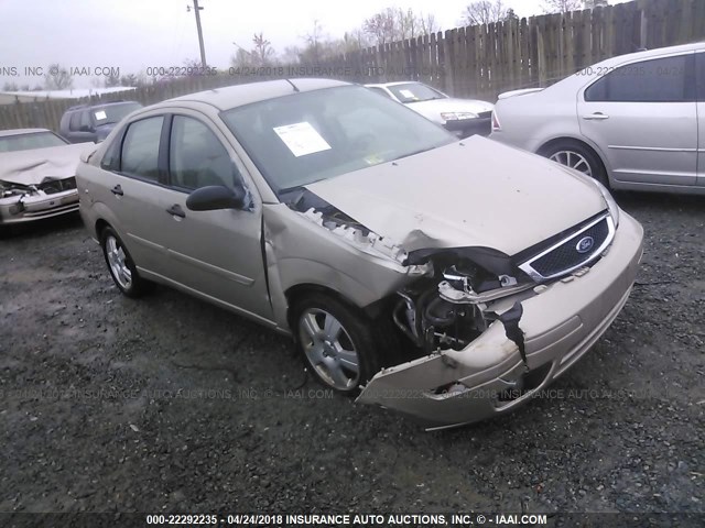 1FAHP34N37W303762 - 2007 FORD FOCUS ZX4/S/SE/SES 金色 照片 1