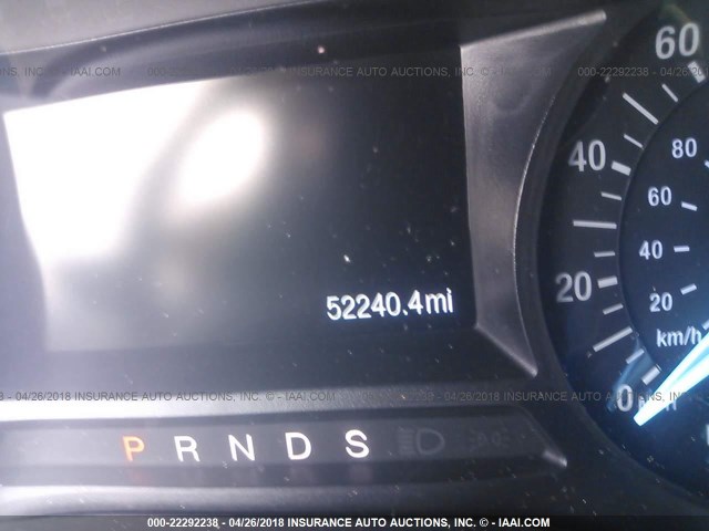 1FA6P0H73F5127303 - 2015 FORD FUSION SE BLUE photo 7