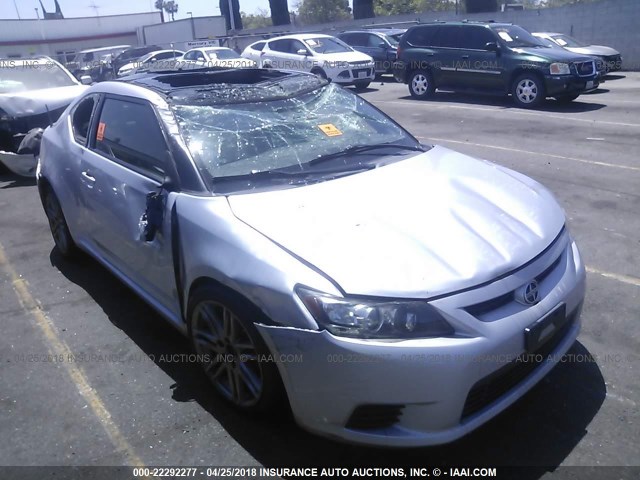 JTKJF5C72D3055331 - 2013 TOYOTA SCION TC SILVER photo 1