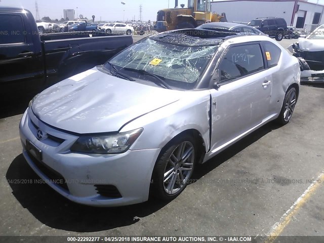 JTKJF5C72D3055331 - 2013 TOYOTA SCION TC 银色 照片 2