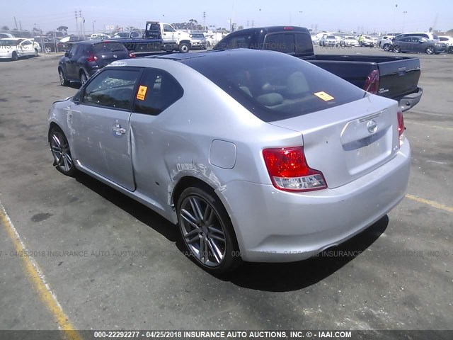 JTKJF5C72D3055331 - 2013 TOYOTA SCION TC 银色 照片 3