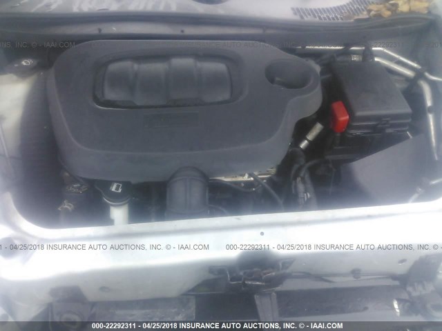 3GNCA33B79S607471 - 2009 CHEVROLET HHR LS SILVER photo 10
