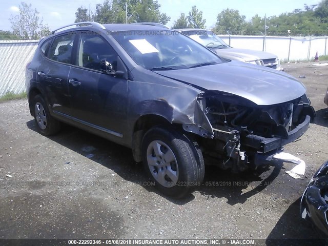 JN8AS5MT5FW651327 - 2015 NISSAN ROGUE SELECT S GRAY photo 6