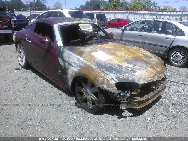 1C3AN69L74X004313 - 2004 CHRYSLER CROSSFIRE LIMITED RED photo 1