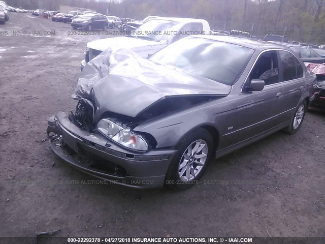 WBADT43443G027029 - 2003 BMW 525 I AUTOMATIC SILVER photo 2