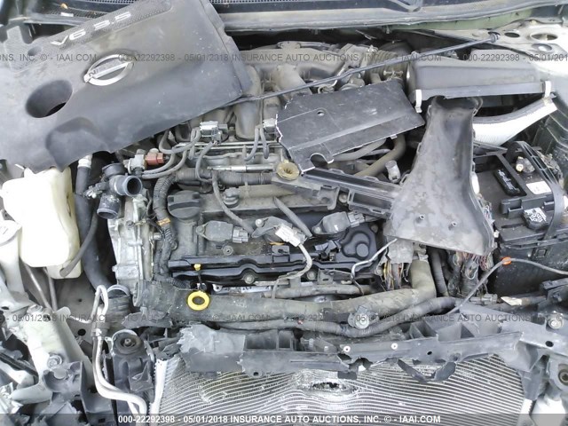 1N4BL21E68C266161 - 2008 NISSAN ALTIMA 3.5SE/3.5SL SILVER photo 10