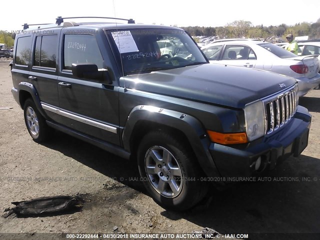 1J8HG58286C122249 - 2006 JEEP COMMANDER LIMITED GRAY photo 1