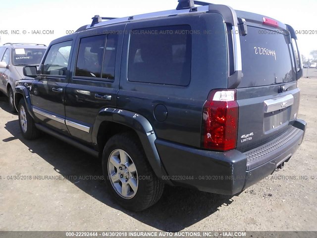 1J8HG58286C122249 - 2006 JEEP COMMANDER LIMITED GRAY photo 3