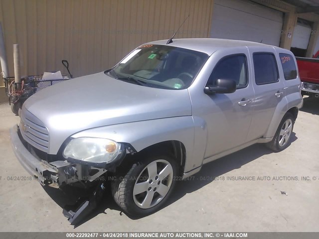 3GNDA13D88S564915 - 2008 CHEVROLET HHR LS GRAY photo 2