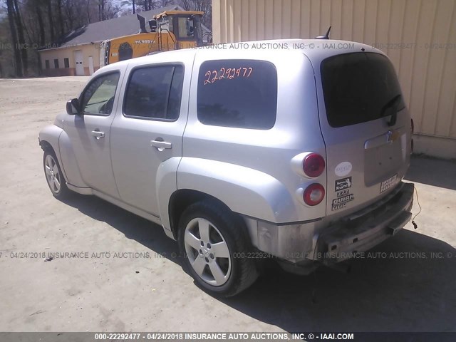 3GNDA13D88S564915 - 2008 CHEVROLET HHR LS GRAY photo 3