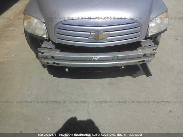 3GNDA13D88S564915 - 2008 CHEVROLET HHR LS GRAY photo 6