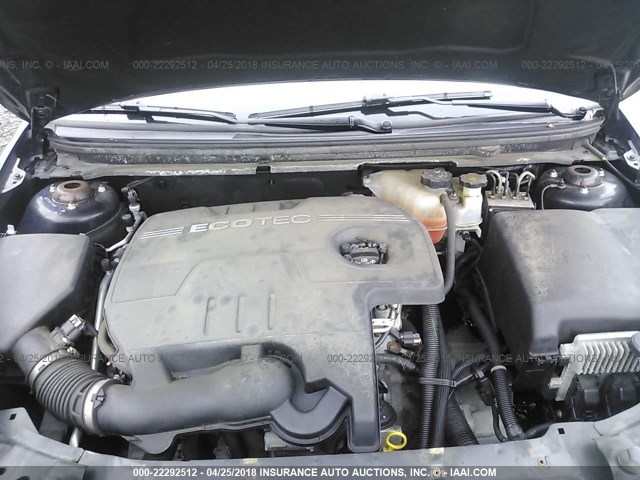 1G1ZG57B58F196462 - 2008 CHEVROLET MALIBU LS შავი ფოტო 10