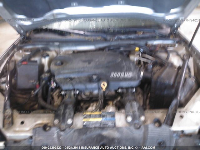 2G1WK16KX79361523 - 2007 CHEVROLET MONTE CARLO LT SILVER photo 10