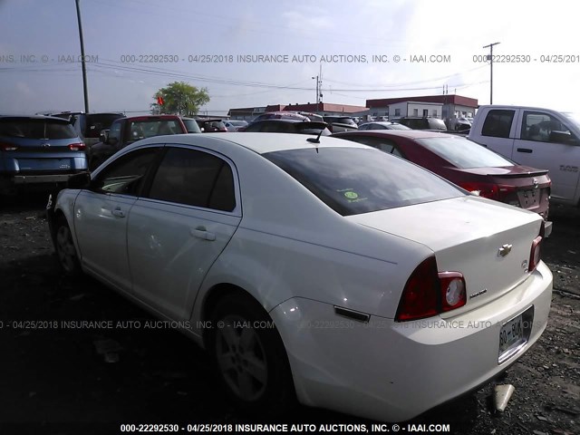 1G1ZG57B784285140 - 2008 CHEVROLET MALIBU LS 白色 照片 3
