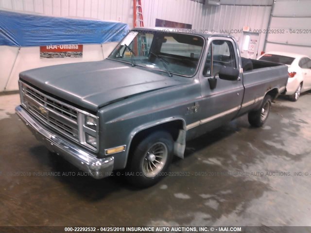 2GCDC14H1G1205212 - 1986 CHEVROLET C10 GRAY photo 2