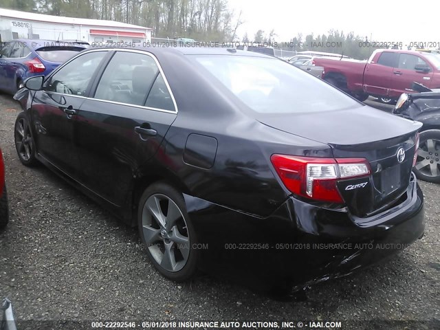 4T1BF1FK8CU192928 - 2012 TOYOTA CAMRY SE/LE/XLE 黑色 照片 3