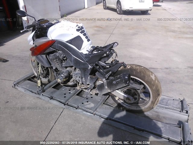 JKAZRCD15AA008926 - 2010 KAWASAKI ZR1000 D WHITE photo 3