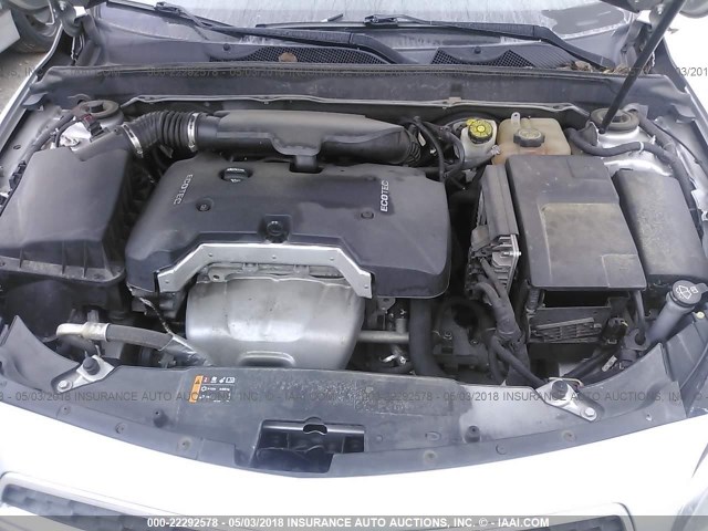 1G11C5SAXDF279158 - 2013 CHEVROLET MALIBU 1LT 银色 照片 10