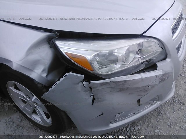 1G11C5SAXDF279158 - 2013 CHEVROLET MALIBU 1LT 银色 照片 6