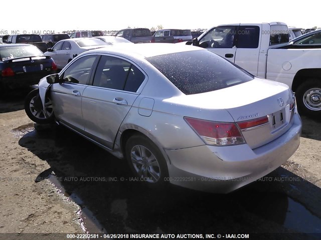 1HGCP2F48CA208786 - 2012 HONDA ACCORD LXP SILVER photo 3