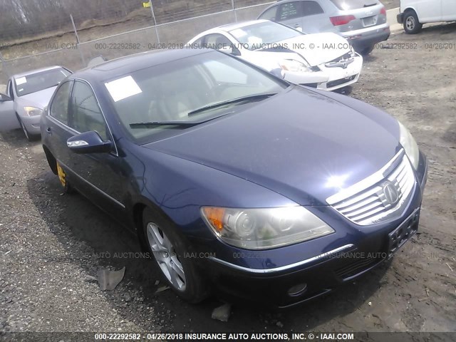 JH4KB16566C009075 - 2006 ACURA RL ლურჯი ფოტო 1