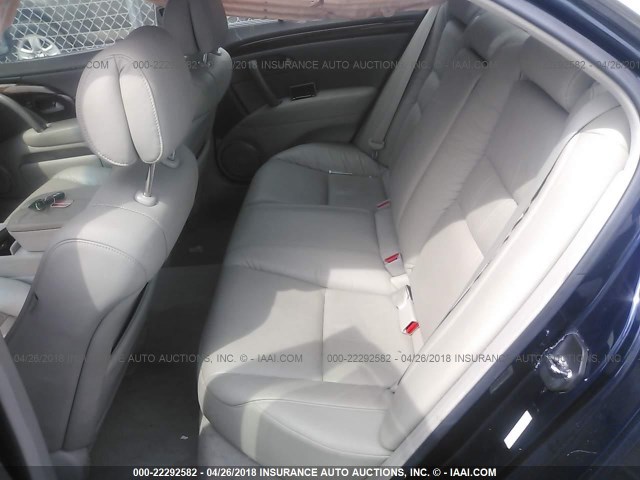 JH4KB16566C009075 - 2006 ACURA RL BLUE photo 8