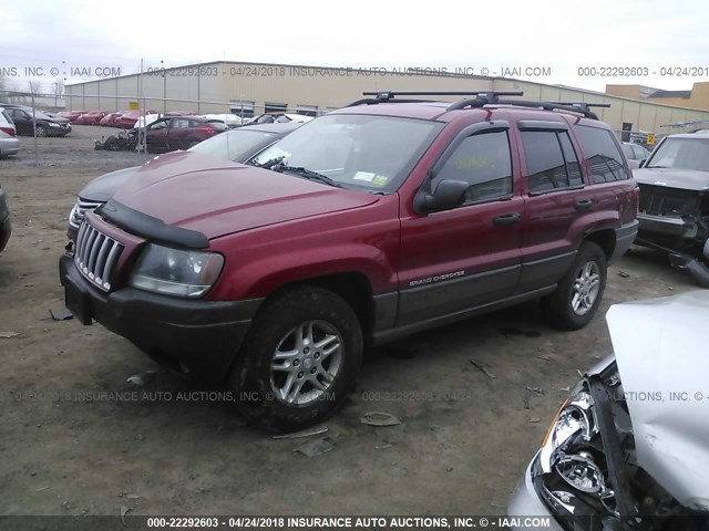 1J4GW48S74C409878 - 2004 JEEP GRAND CHEROKEE LAREDO/COLUMBIA/FREEDOM 红色 照片 2