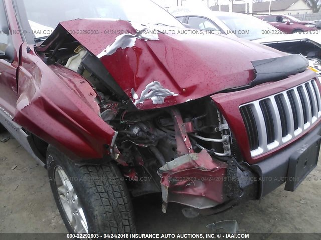 1J4GW48S74C409878 - 2004 JEEP GRAND CHEROKEE LAREDO/COLUMBIA/FREEDOM 红色 照片 6