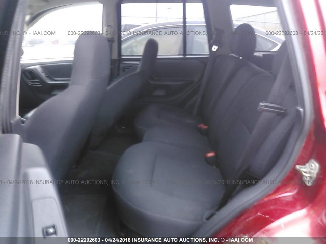 1J4GW48S74C409878 - 2004 JEEP GRAND CHEROKEE LAREDO/COLUMBIA/FREEDOM 红色 照片 8